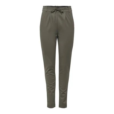 Afbeelding van ONLY tapered fit broek ONLPOPTRASH olijfgroen regular