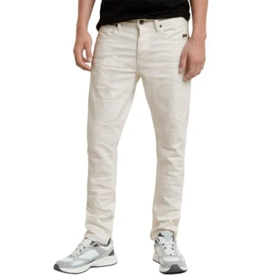 Afbeelding van G Star Raw 3301 Slim Jeans heren,Beige (3d Lt Chalk Gd 51001 d552 g643),29W / 34L