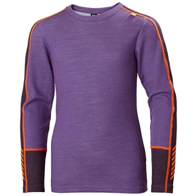 Afbeelding van Helly Hansen Jr LIFA Merino Midweight Set Junior Unisex Crushed Gra