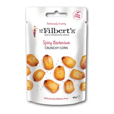 Afbeelding van Mr Filberts Crunchy Corn Spicy Barbecue 15 x 40 gram