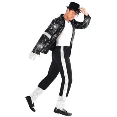 Afbeelding van Morph Popstar Kostuum 80s Kostuums Voor Mannen 90s Fancy Dress Halloween X Large