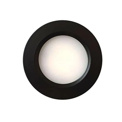Afbeelding van MARVIX Zwarte LED Spot Verlichting 12V 24V Dimbaar Inbouw Downlights Voor Motorhome, Caravan, Campervan en Bootverlichting (Warm Wit, 3000K) Pakket van 1.