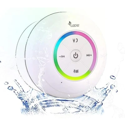 Afbeelding van LEICKE Bluetooth Luidspreker DJ Roxxx douche Stof /stoom /waterdichte met zuignap Draagbare Draadloze Compatibel Siri (iOS) Apple Home Kit en Google Assistent