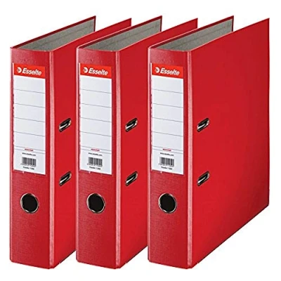 Afbeelding van Esselte Set van 3 Ordners voor Archivering, PP, A4, Rugbreedte 7,5 cm, Blauw, Nr. 1 Power, 624292