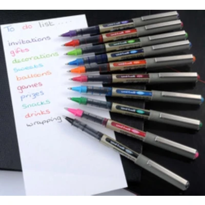Afbeelding van Uni ball roller Eye Fine en Micro Fine, schrijfbreedte 0,5 mm, punt 0,7 turkoois liquid ink