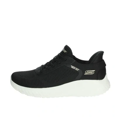 Afbeelding van Skechers Bobs Squad Chaos Sneakers voor dames, zwart, wit, 43 EU