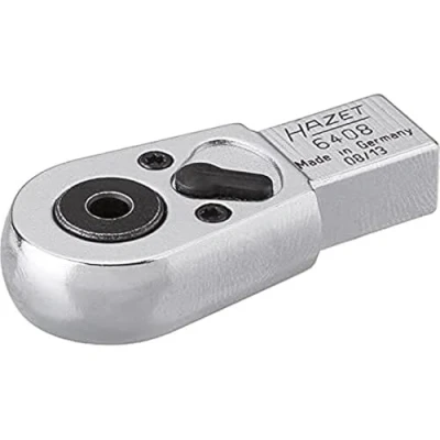 Afbeelding van HAZET 6408 46,5 mm zeshoek profiel insert omkeerbare ratel voor bits verchroomd