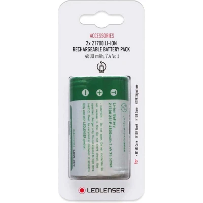 Afbeelding van Ledlenser Oplaadbare 21700 Li Ion Batterijpack 4800 mAh voor H15R Core/Work, H19R Core/Signature