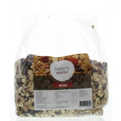 Afbeelding van Mijnnatuurwinkel Cranberries muesli 1 kilog