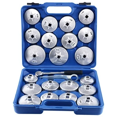 Afbeelding van FreeTec 23 stuks Oliefilter Verwijdering Cap Sleutel Garage Sockets Set Automotive Removal Tool