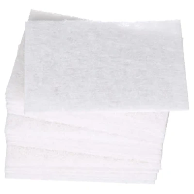 Afbeelding van 3M Scotch Brite (TM) Light Cleansing Hand Pad 07445, Aluminium Silicaat, 9&quot; Lengte x 6&quot; Breedte, Wit (Pack van 20)