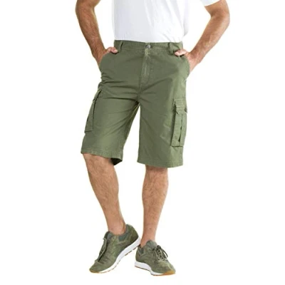 Afbeelding van JP 1880 Cargobermuda voor heren, Kaki, 34W x 32L