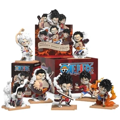 Afbeelding van Hidden Dissectibles van Mighty Jaxx Freeny: One Piece Serie 6 (Luffy Gears editie), verzegelde verpakking met stuks bevat geen duplicaten, blinde doos speelgoedfiguren, verzamelobject