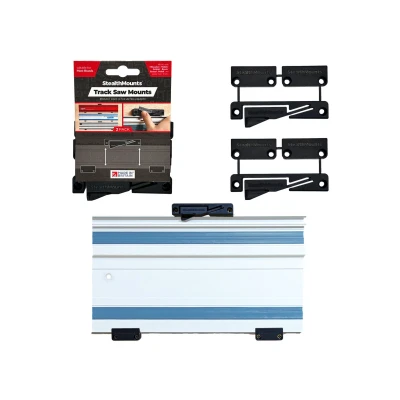 Afbeelding van StealthMounts OM TRM BLK 2 Geleiderail Houder Voor Makita/Festool/Milwaukee Zwart Stuks