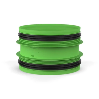 Afbeelding van Duco steekverbinder / mof Ø180 Ø180mm rubber dichting PP 0000 4726