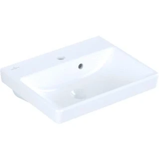 Afbeelding van Villeroy &amp; Boch Avento fontein wit (45 x 37 cm) 1 kraangat, met