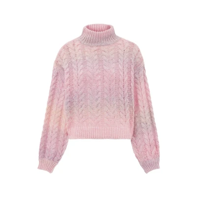 Afbeelding van MYMO Trui lichtblauw / pasteelgeel rosa