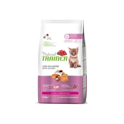 Afbeelding van Natural Trainer Cat Kitten Salmon 1,5 KG (399426)