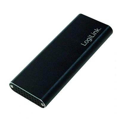 Afbeelding van LogiLink UA0314 M.2 SDD behuizing Zwart USB C