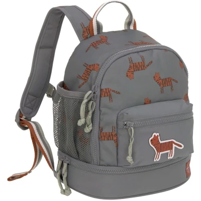 Afbeelding van Kinderrugzak met borstband Verzorgingstas Verzorgingsrugzak 27 cm, 4,5 liter bovenkant, 1,5 onderkant, 3 jaar / mini rugzak, safaritijger, casual