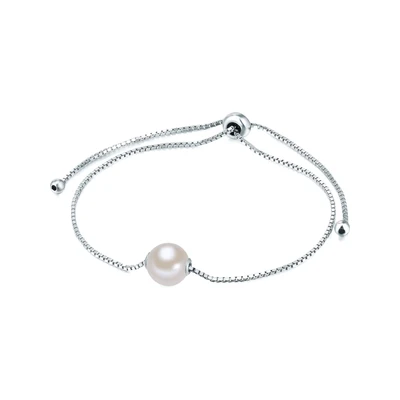 Afbeelding van Valero Pearls SÜSSWASSER Zucht Armband, Dames, Maat: One Size, Silber