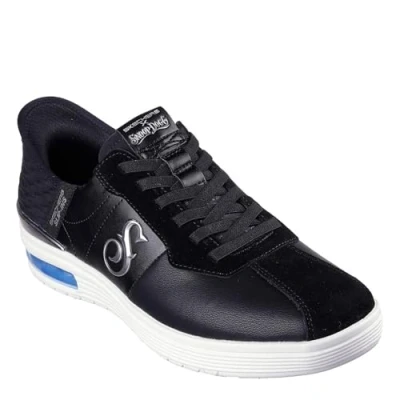 Afbeelding van Skechers Heren Handsfree Slip ins x Snoop Dogg Doggy AIR Sneaker, Zwart leer, 6.5 UK, leder, 40 EU