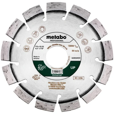Afbeelding van Metabo Accessoires Diamant slijpschijf Ø 115x22,23mm &quot;UP&quot; Universal &quot;professional&quot; 628558000