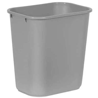 Afbeelding van Rechthoekige afvalbak 26,6 ltr, Rubbermaid, model: VB 002956, grijs