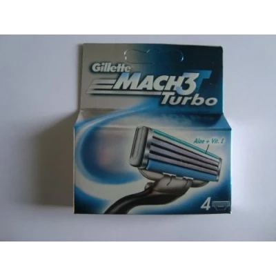 Afbeelding van Gillette Mach3 Turbo (4 Pcs) Replacement Head