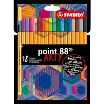 Afbeelding van Stabilo Point 88 ARTY Fineliners, 18st.