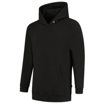 Afbeelding van Tricorp 301019 casual hoodie, wasbaar op 60 C, 70% katoen/30% polyester, 280 g/m², zwart, maat 7XL