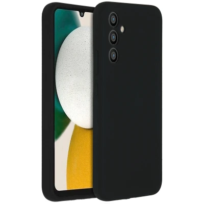 Afbeelding van Samsung Galaxy A34 (5G) Hoesje Siliconen en TPU (zacht) Accezz Softcase/Backcover Zwart Telefoonhoesje