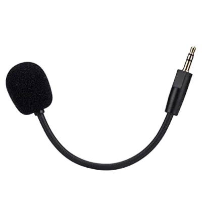 Afbeelding van Alphatec Vervangende speelmicrofoon voor JBL Quantum 100 (Q100) gaming headset op PC/Xbox/PS/Switch/Mac, afneembare 2,5 mm beugelmicrofoon