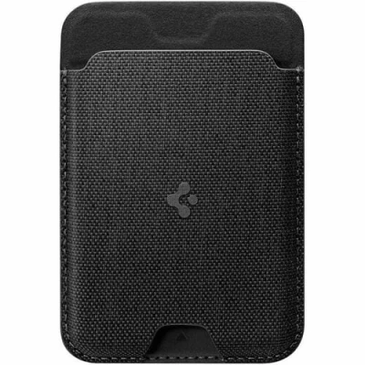 Afbeelding van Spigen Urban Fit MagFit Magnetische Kaarthouder Ontworpen voor Magsafe Compatibel met iPhone 15/14/13/12 Modellen Portemonnee Zwart