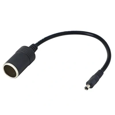Afbeelding van CERRXIAN 12/24 V sigarettenaansteker auto vrouwelijke connector DC 5,5 mm x 2,1 naar adapter voor autooplaadkabel