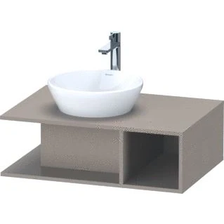 Afbeelding van Duravit D Neo wastafelonderkast 80x26x55cm Linnen Mat
