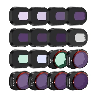 Afbeelding van Freewell 16 stuks Mega ND, ND/PL, CPL, UV, sneeuwmist 1/4, lichtvervuilingsfilters compatibel met Mini 4 Pro