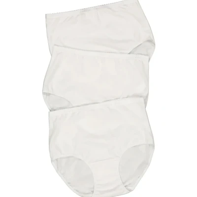 Afbeelding van Ulla Popken 3PACK Grandes Tailles LOT DE Slip, Dames, Maat: 50/52, Schneeweiß