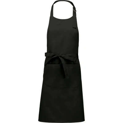 Afbeelding van Schort/Tuniek/Werkblouse Unisex One Size Kariban Black 35% Katoen, 65% Polyester