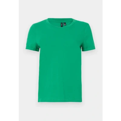 Afbeelding van Vero Moda Vmpaula Tshirt basic, Dames, Maat: XS, Bright green