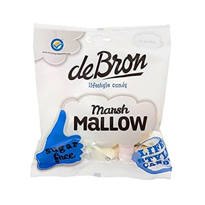Afbeelding van De Bron Marshmallows Suikervrij, 75 gram