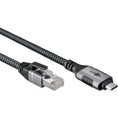 Afbeelding van Ethernetkabel USB C™ naar RJ45 Goobay