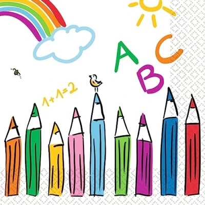 Afbeelding van Amscan Servetten School Start (20 stuks)