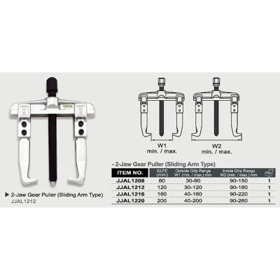 Afbeelding van Trekker met twee armen TOPTUL 80 mm (binnen 30 80mm, äußen 90 150mm)