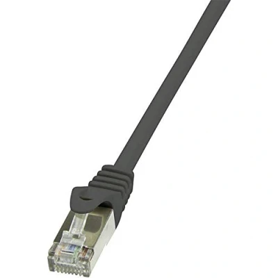 Afbeelding van LogiLink CP2063S RJ45 Netwerkkabel, patchkabel CAT 6 F/UTP 3.00 m Zwart Snagless 1 stuk(s)