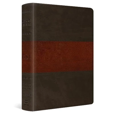 Afbeelding van Esv Study Bible, Personal Size: Size Trutone, Forest/tan, Trail Design