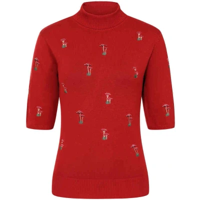 Afbeelding van Banned Mushroom Dreams Gebreide trui XL Rood