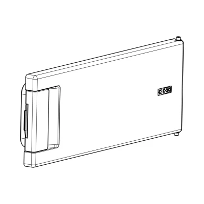 Afbeelding van Electrolux AEG 2063754051 vriesvakklep evaporator flap