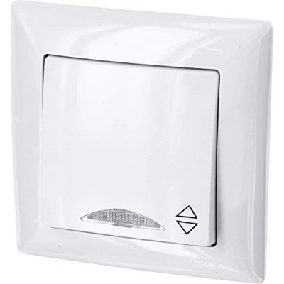 Afbeelding van Inbouw wisselschakelaar, led, all in one, serie G1 zuiver wit
