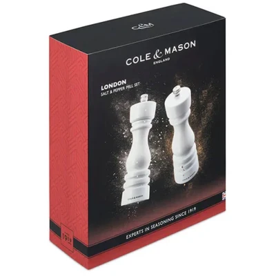 Afbeelding van Cole &amp; Mason Gloss London peper en zoutmolenset 18 cm